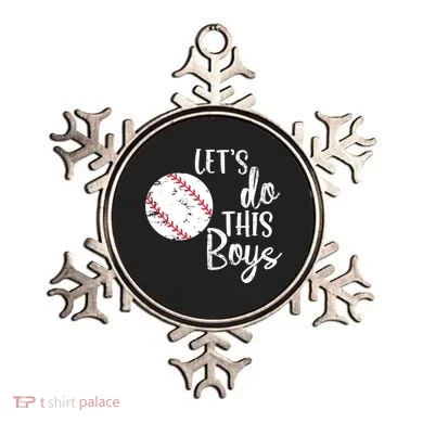 Lets Do This Boy Baseball Game Ornament