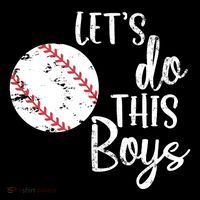 Lets Do This Boy Baseball Game Ornament thumb 1