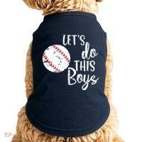 Lets Do This Boy Baseball Game Doggie Tank thumb 0