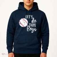 Lets Do This Boy Baseball Game Hoodie thumb 2