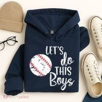 Lets Do This Boy Baseball Game Hoodie thumb 4