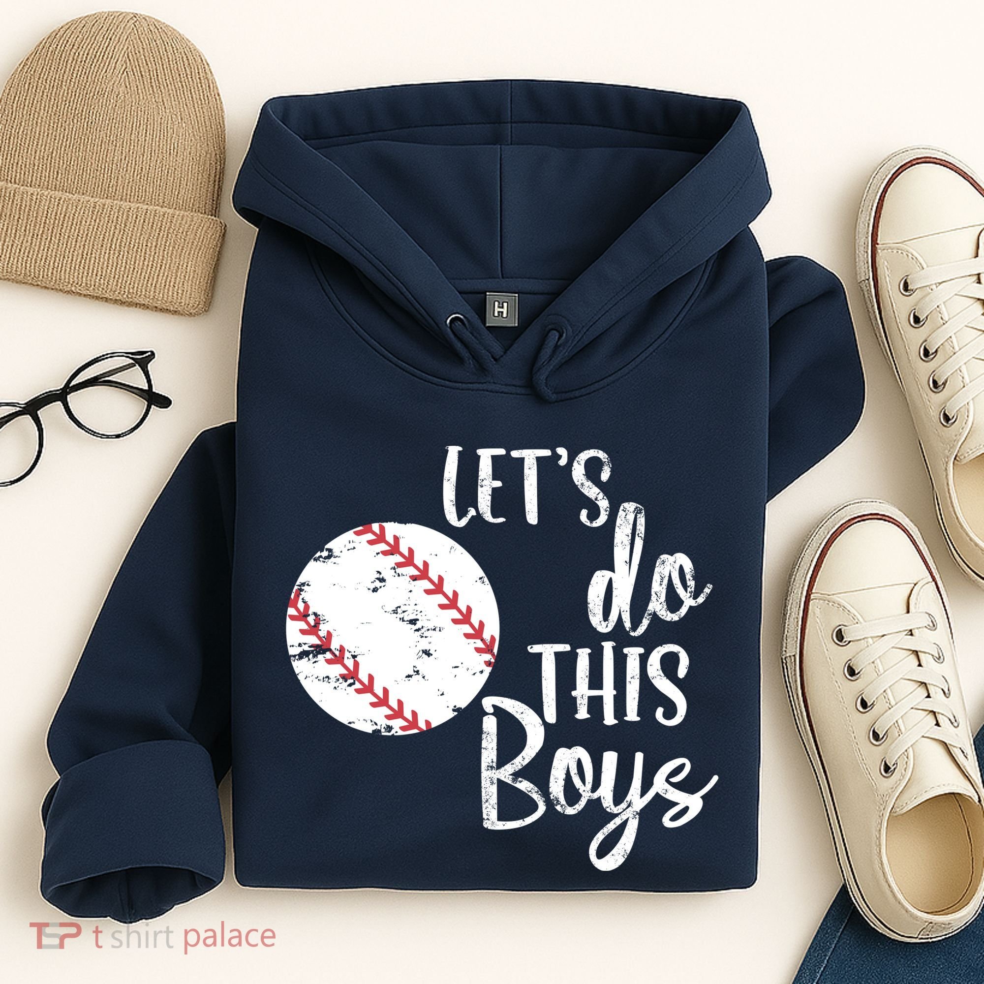 Lets Do This Boy Baseball Game Hoodie
