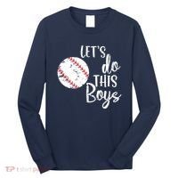 Lets Do This Boy Baseball Game Long Sleeve Shirt thumb 0