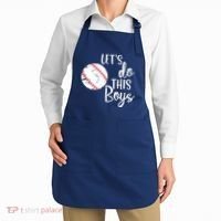 Lets Do This Boy Baseball Game Apron thumb 2