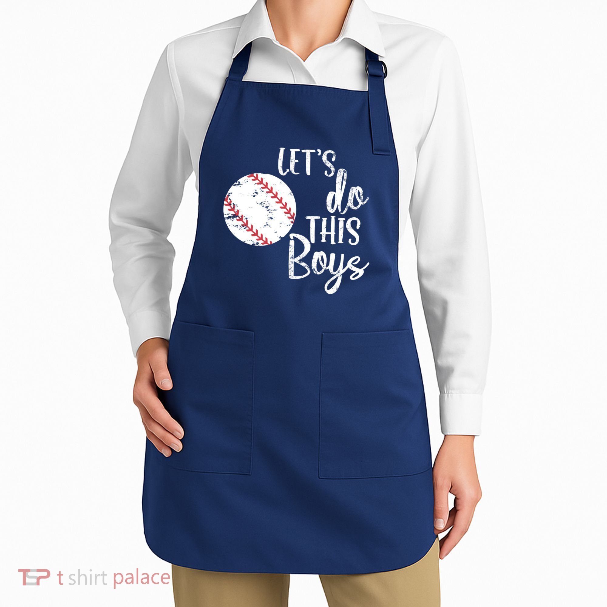 Lets Do This Boy Baseball Game Apron