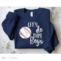 Lets Do This Boy Baseball Game Sweatshirt thumb 2