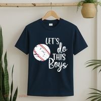 Lets Do This Boy Baseball Game T-Shirt thumb 2