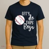 Lets Do This Boy Baseball Game T-Shirt thumb 3