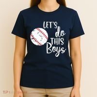 Lets Do This Boy Baseball Game T-Shirt thumb 4