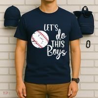 Lets Do This Boy Baseball Game T-Shirt thumb 6