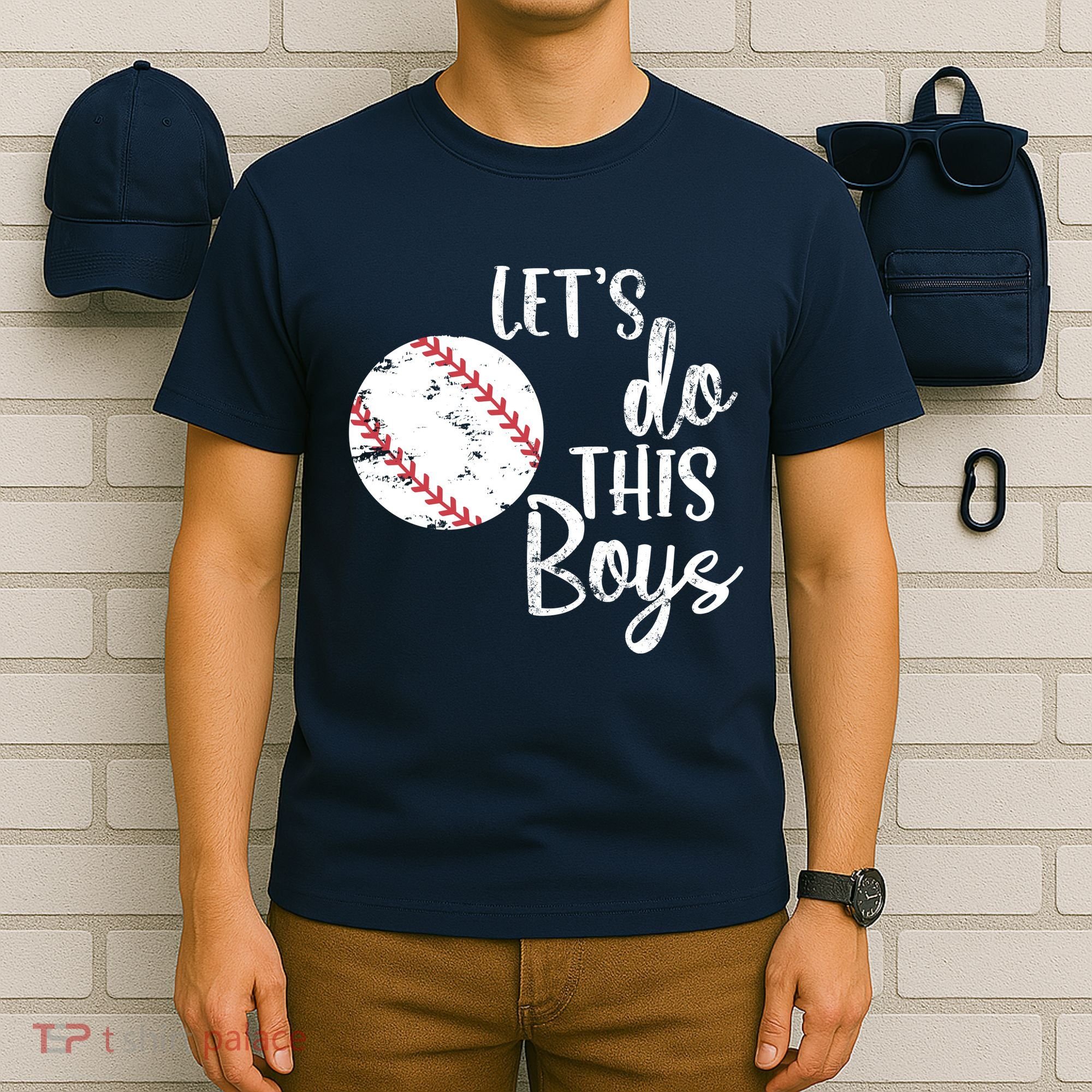Lets Do This Boy Baseball Game T-Shirt