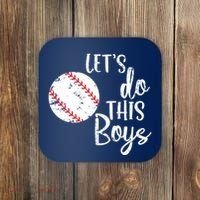 Lets Do This Boy Baseball Game Coaster thumb 0