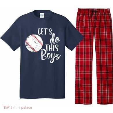 Lets Do This Boy Baseball Game Pajama Set