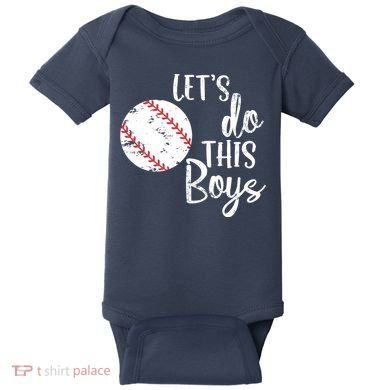 Lets Do This Boy Baseball Game Baby Bodysuit