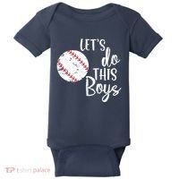 Lets Do This Boy Baseball Game Baby Bodysuit thumb 0