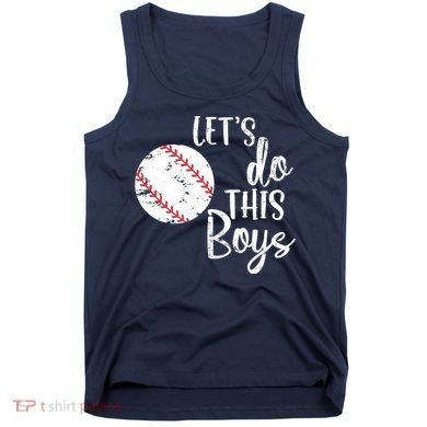 Lets Do This Boy Baseball Game Tank Top