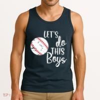 Lets Do This Boy Baseball Game Tank Top thumb 3