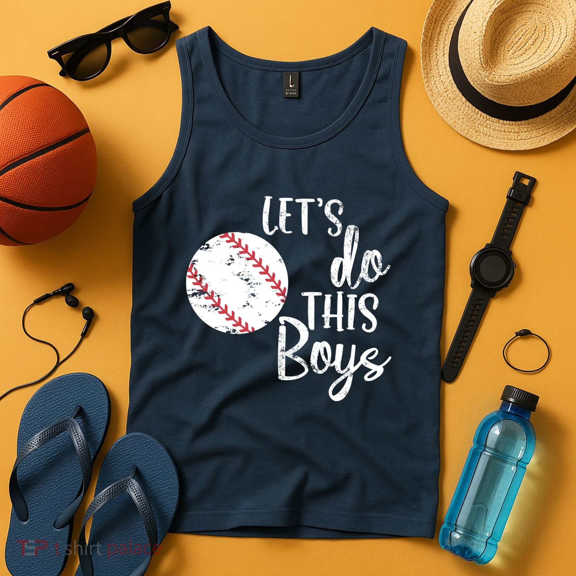 Lets Do This Boy Baseball Game Tank Top