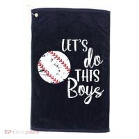 Lets Do This Boy Baseball Game Golf Towel thumb 0