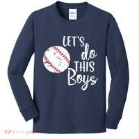 Lets Do This Boy Baseball Game Kids Long Sleeve Shirt thumb 0