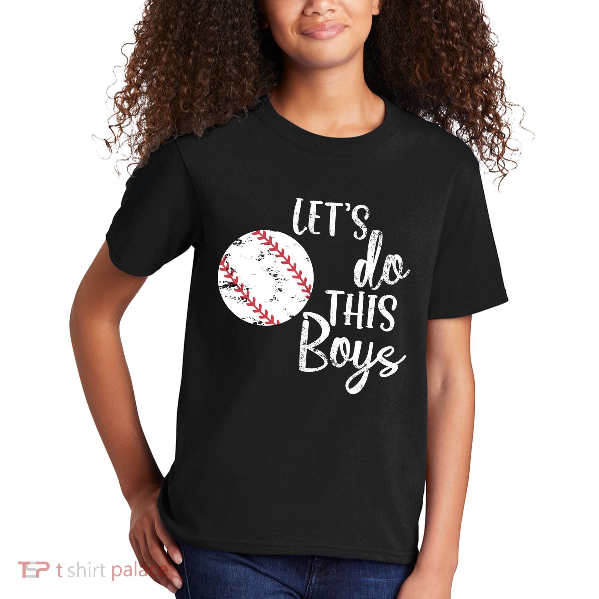 Lets Do This Boy Baseball Game Kids T-Shirt