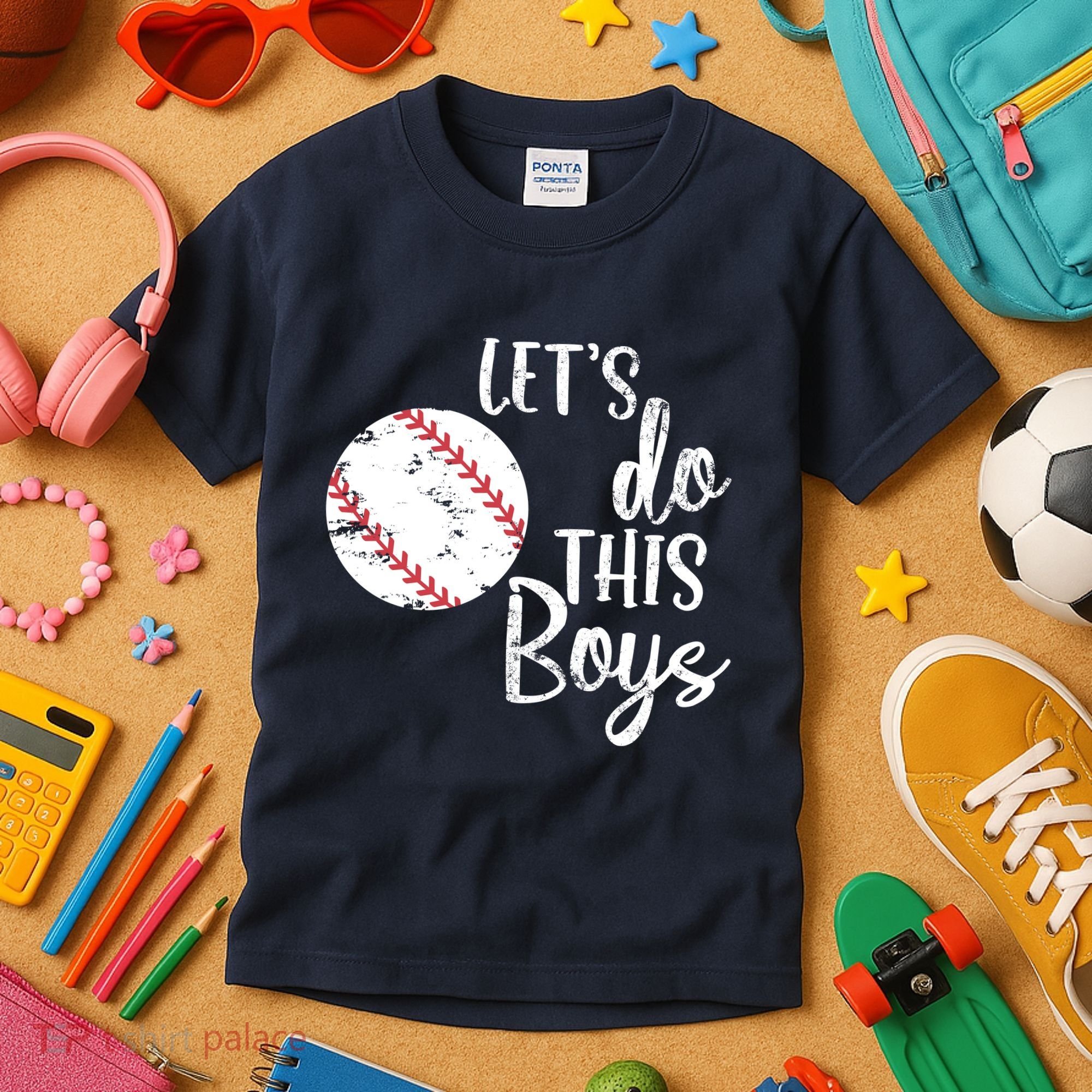 Lets Do This Boy Baseball Game Kids T-Shirt