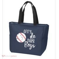Lets Do This Boy Baseball Game Tote Bag thumb 3