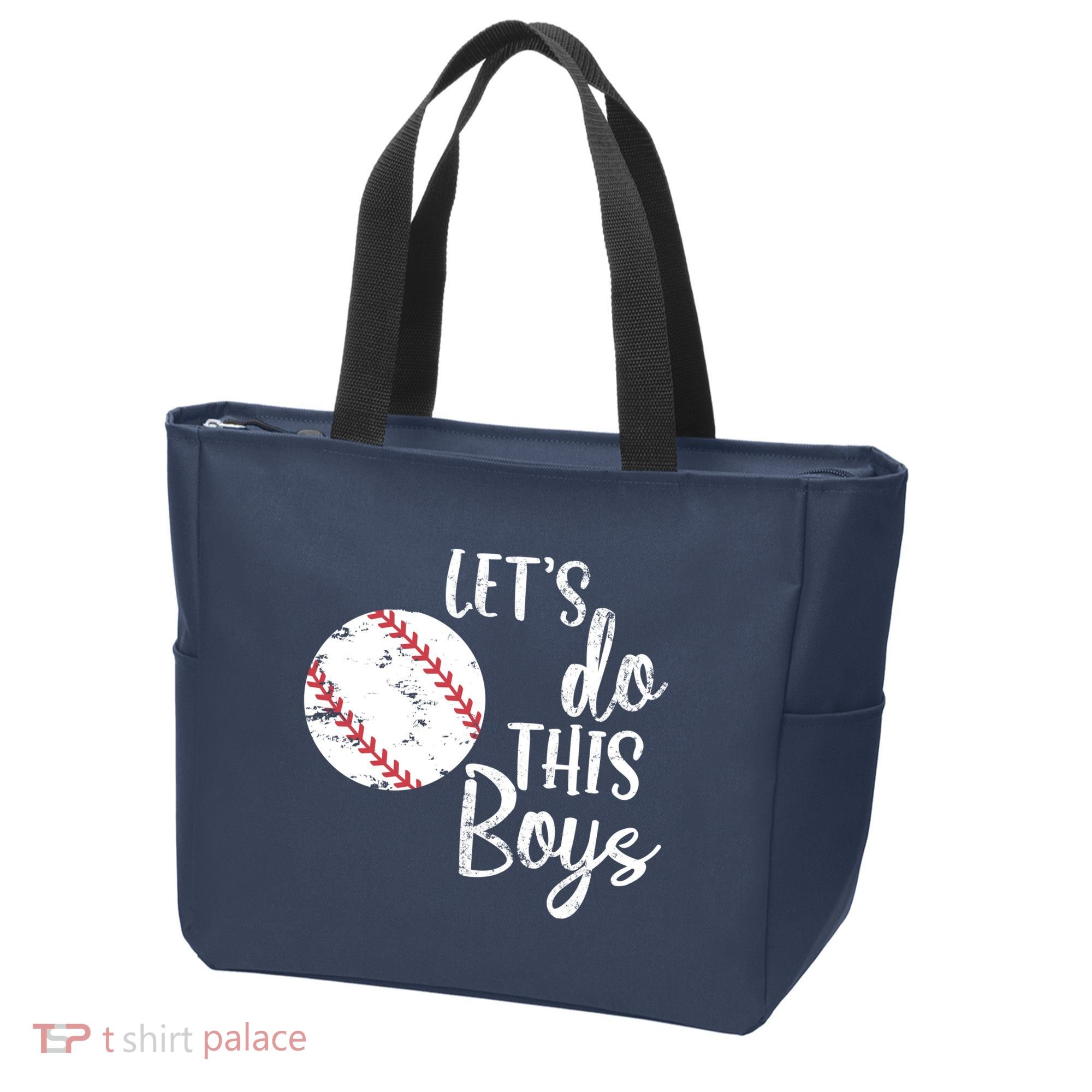 Lets Do This Boy Baseball Game Tote Bag