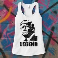 Legend Donald Trump 2024 Election Patriotic Political Humor Women's Tank Top thumb 3