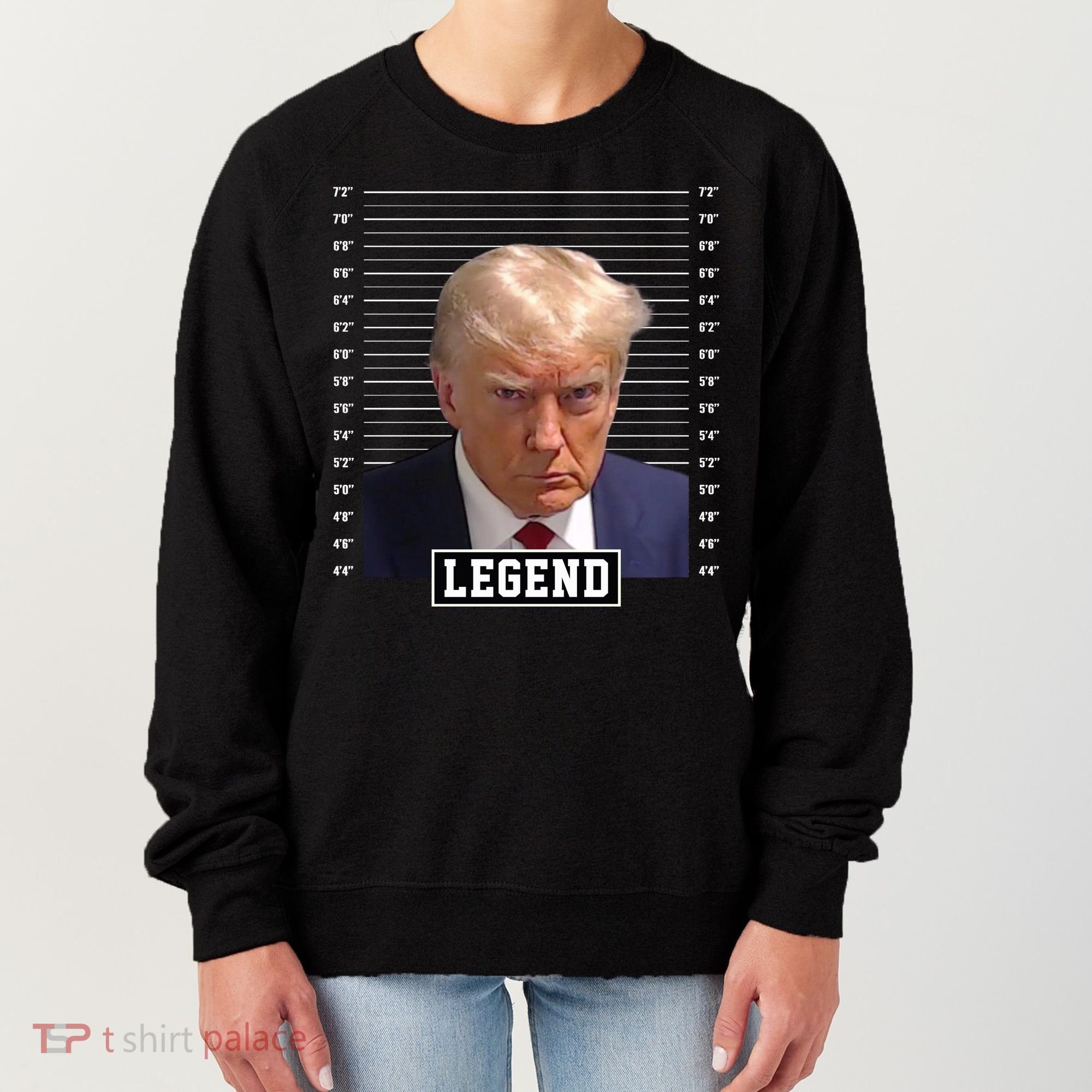 Legend Donald Trump Mugshot Pro Trump Women's Sweatshirt