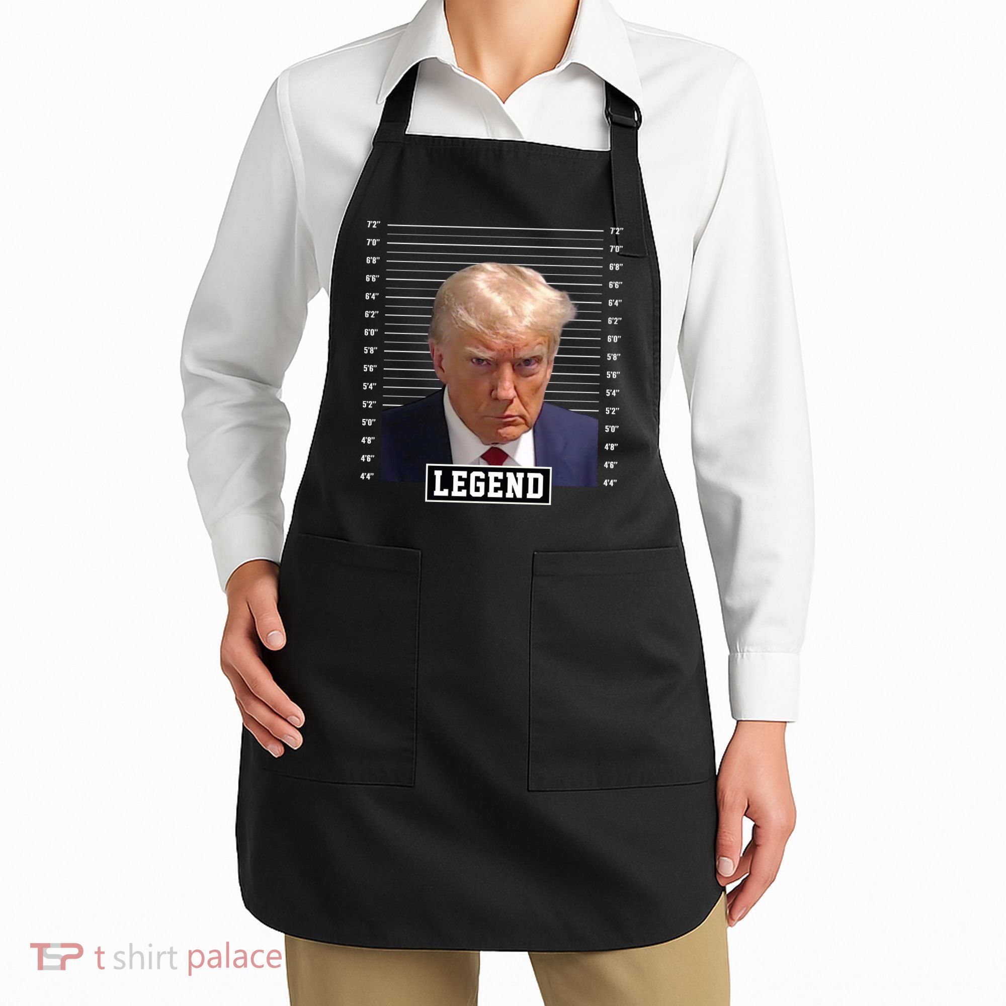 Legend Donald Trump Mugshot Pro Trump Apron