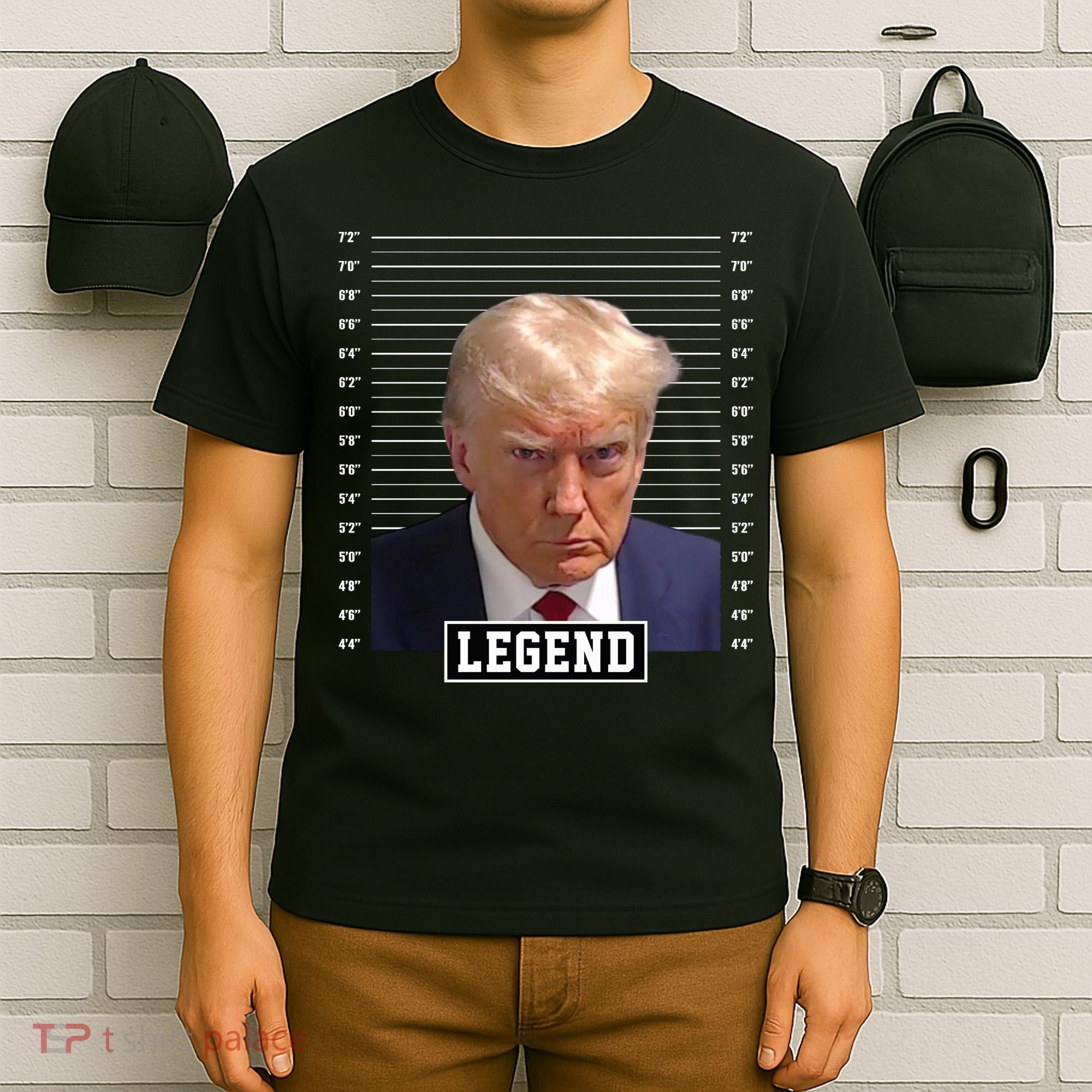 Legend Donald Trump Mugshot Pro Trump T-Shirt