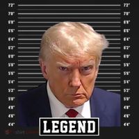 Legend Donald Trump Mugshot Pro Trump Bucket Hat thumb 4