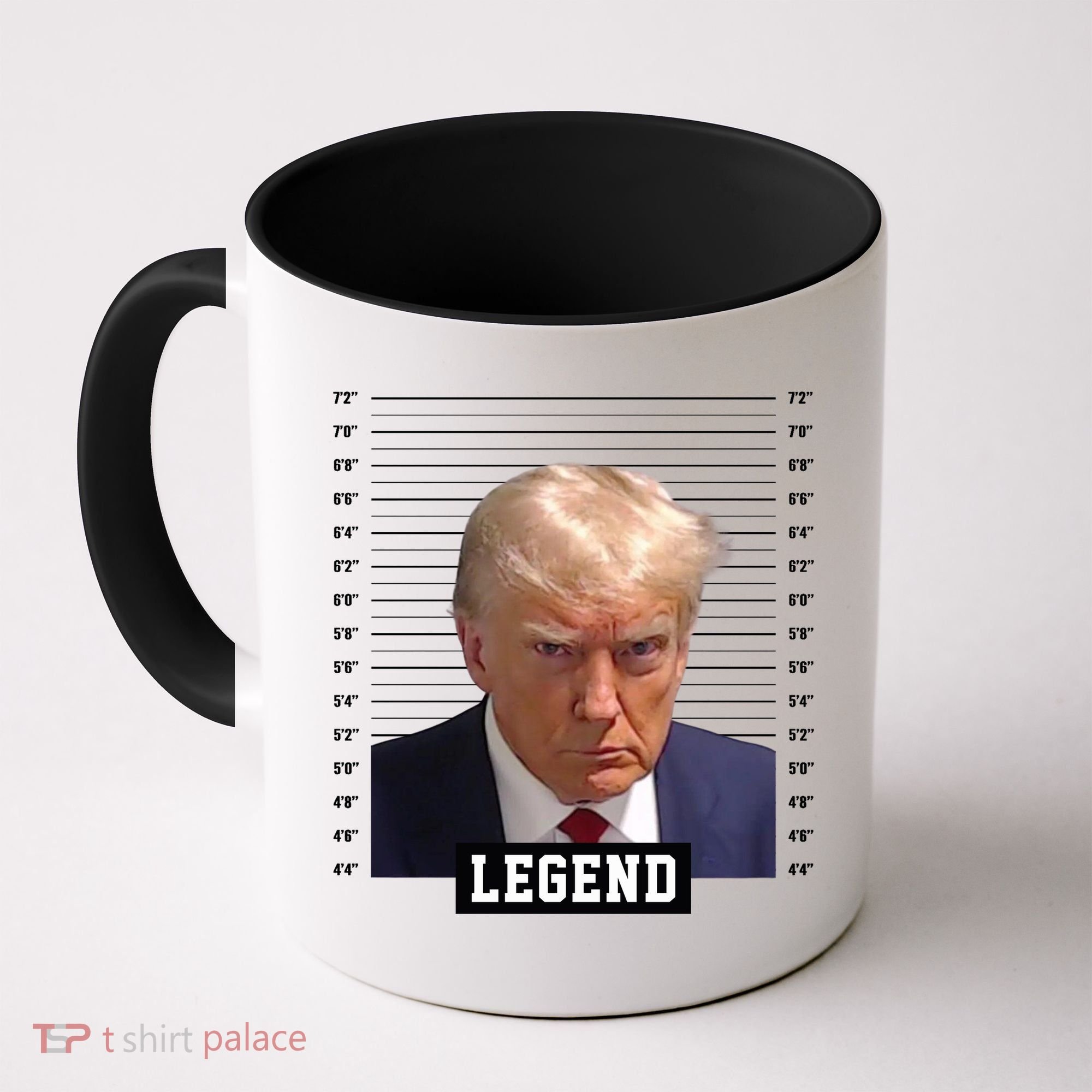 Legend Donald Trump Mugshot Pro Trump Coffee Mug