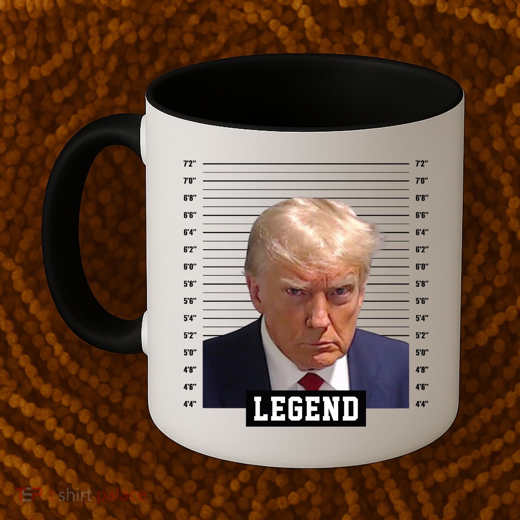 Legend Donald Trump Mugshot Pro Trump Coffee Mug