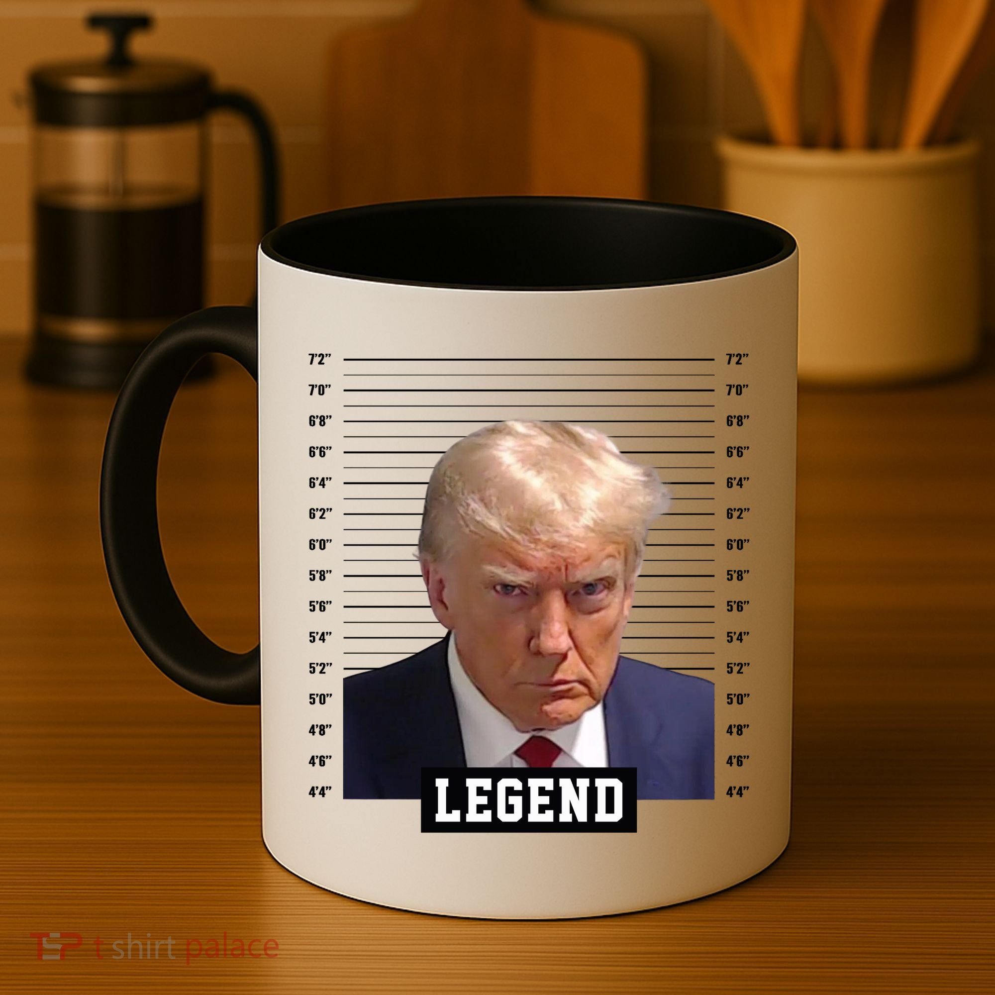 Legend Donald Trump Mugshot Pro Trump Coffee Mug