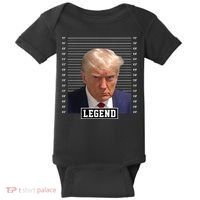 Legend Donald Trump Mugshot Pro Trump Baby Bodysuit thumb 0