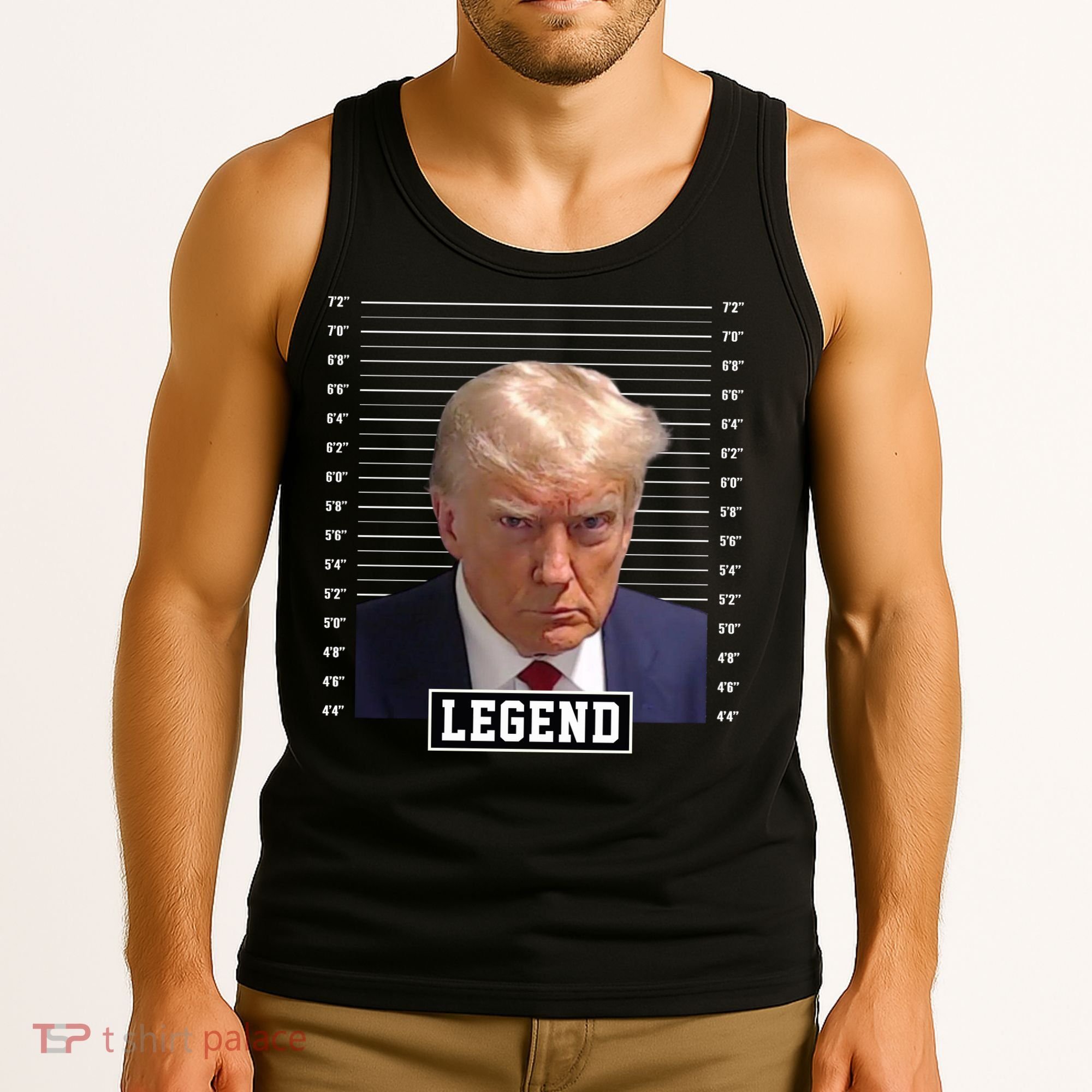 Legend Donald Trump Mugshot Pro Trump Tank Top