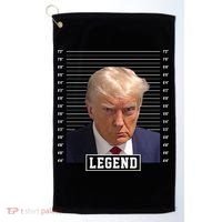 Legend Donald Trump Mugshot Pro Trump Golf Towel thumb 0