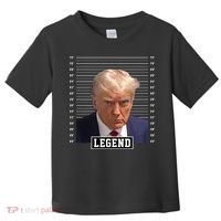 Legend Donald Trump Mugshot Pro Trump Toddler T-Shirt thumb 0