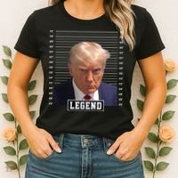 Legend Donald Trump Mugshot Pro Trump Women's T-Shirt thumb 2