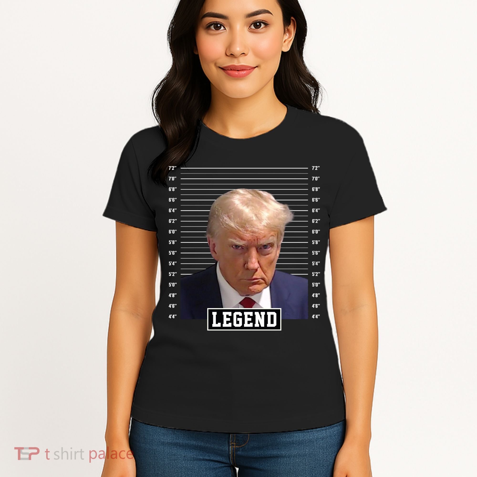 Legend Donald Trump Mugshot Pro Trump Women's T-Shirt