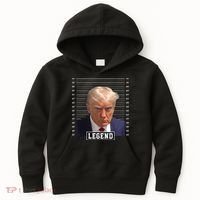 Legend Donald Trump Mugshot Pro Trump Kids Hoodie thumb 0