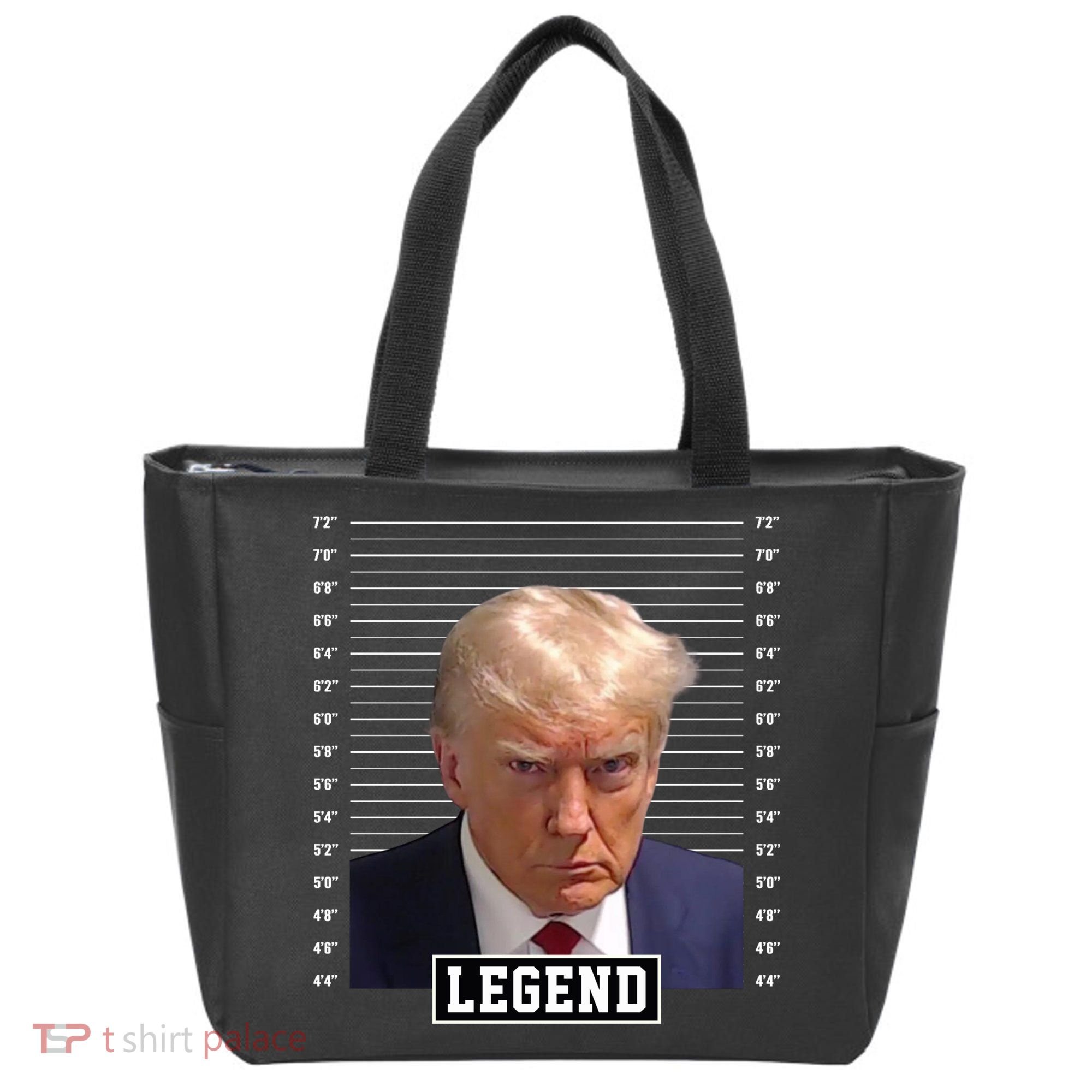 Legend Donald Trump Mugshot Pro Trump Tote Bag