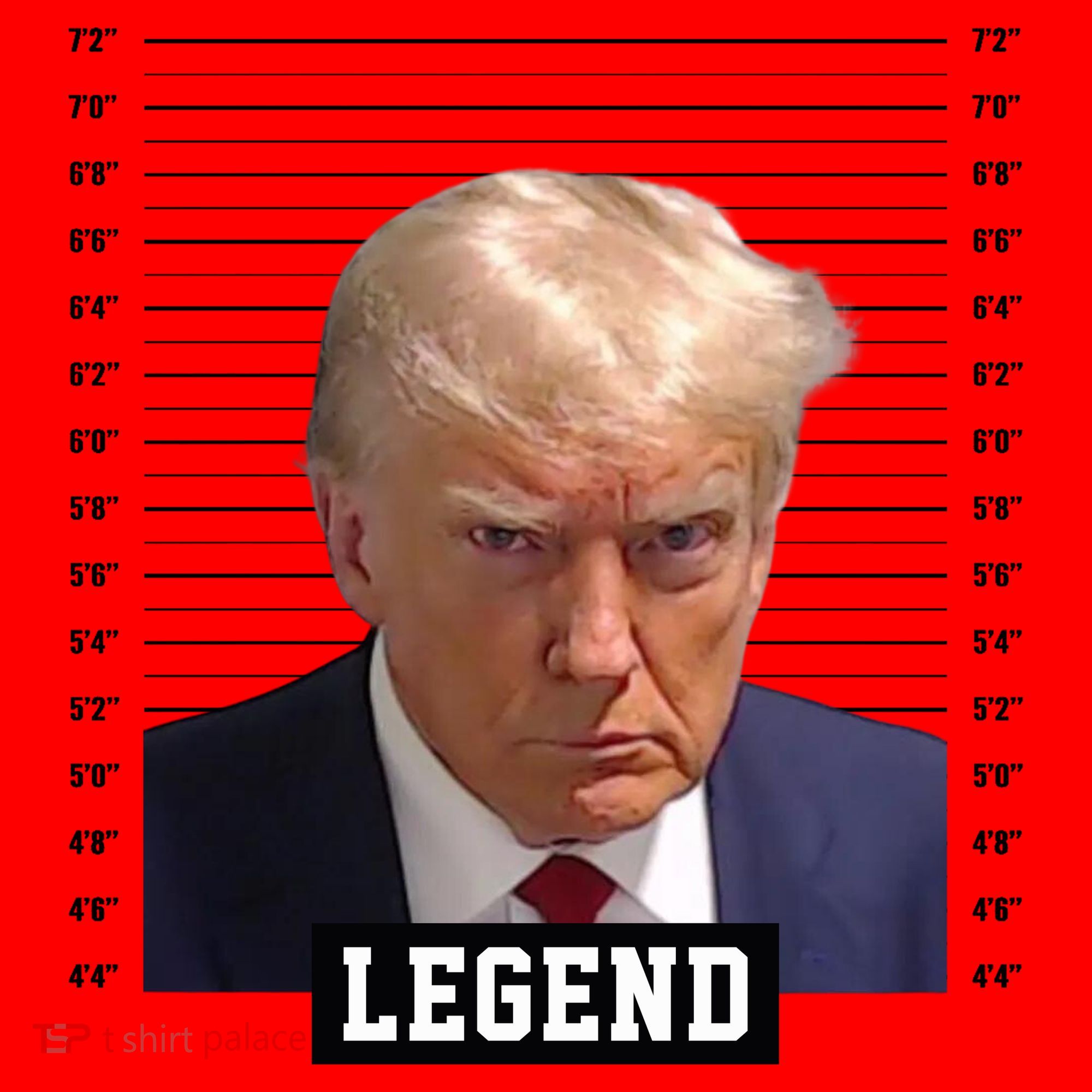 Legend Donald Trump Mugshot Pro Trump Santa Hat