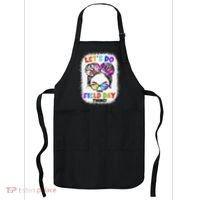 Let's Do This Field Day Thing Messy Bun School Field Day Apron thumb 0