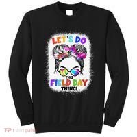 Let's Do This Field Day Thing Messy Bun School Field Day Sweatshirt thumb 0