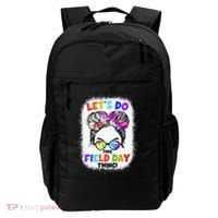 Let's Do This Field Day Thing Messy Bun School Field Day Backpack thumb 0