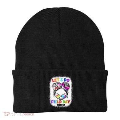 Let's Do This Field Day Thing Messy Bun School Field Day Beanie