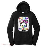 Let's Do This Field Day Thing Messy Bun School Field Day Women's Hoodie thumb 0